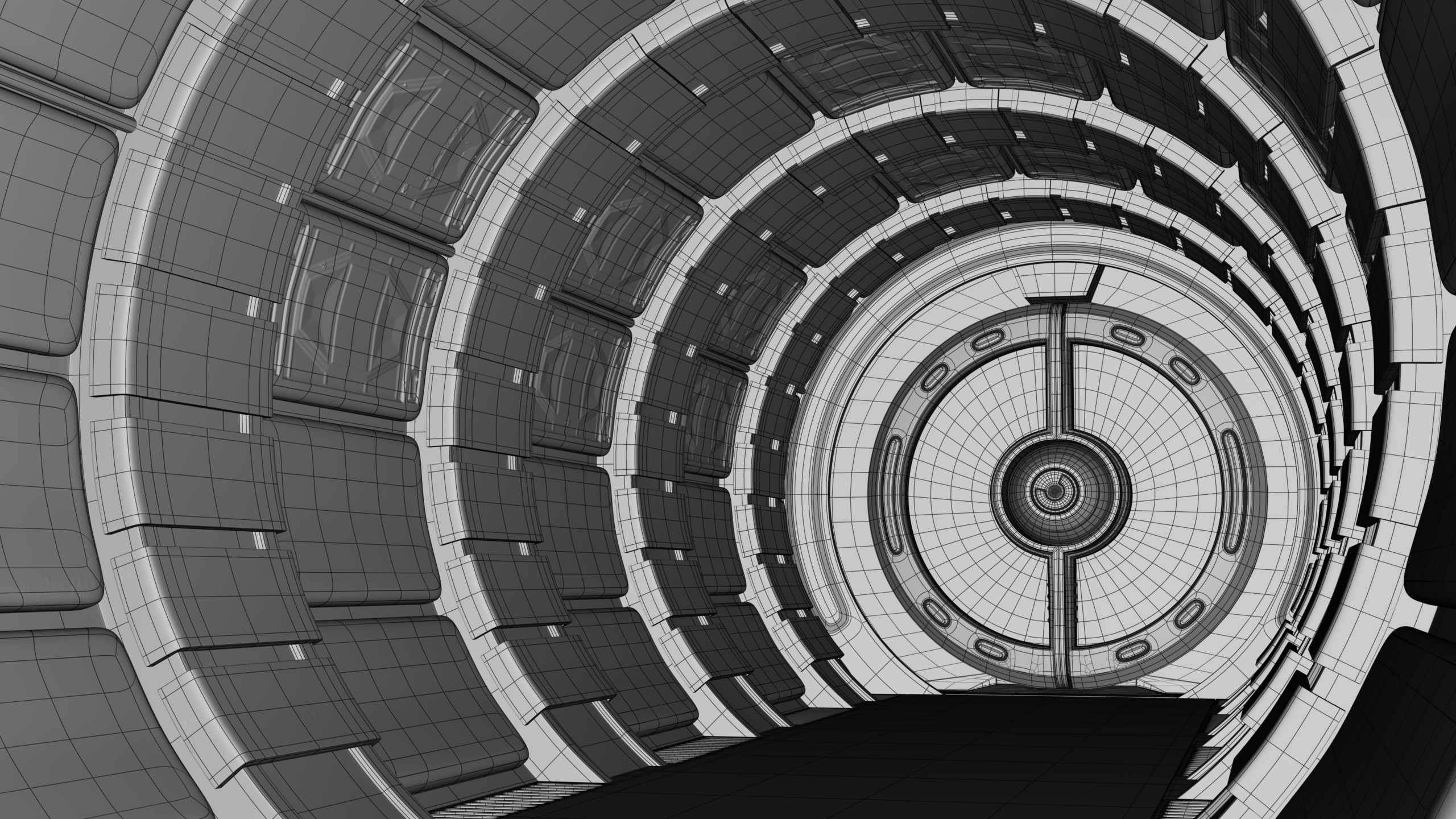 CORRIDOR wireframe