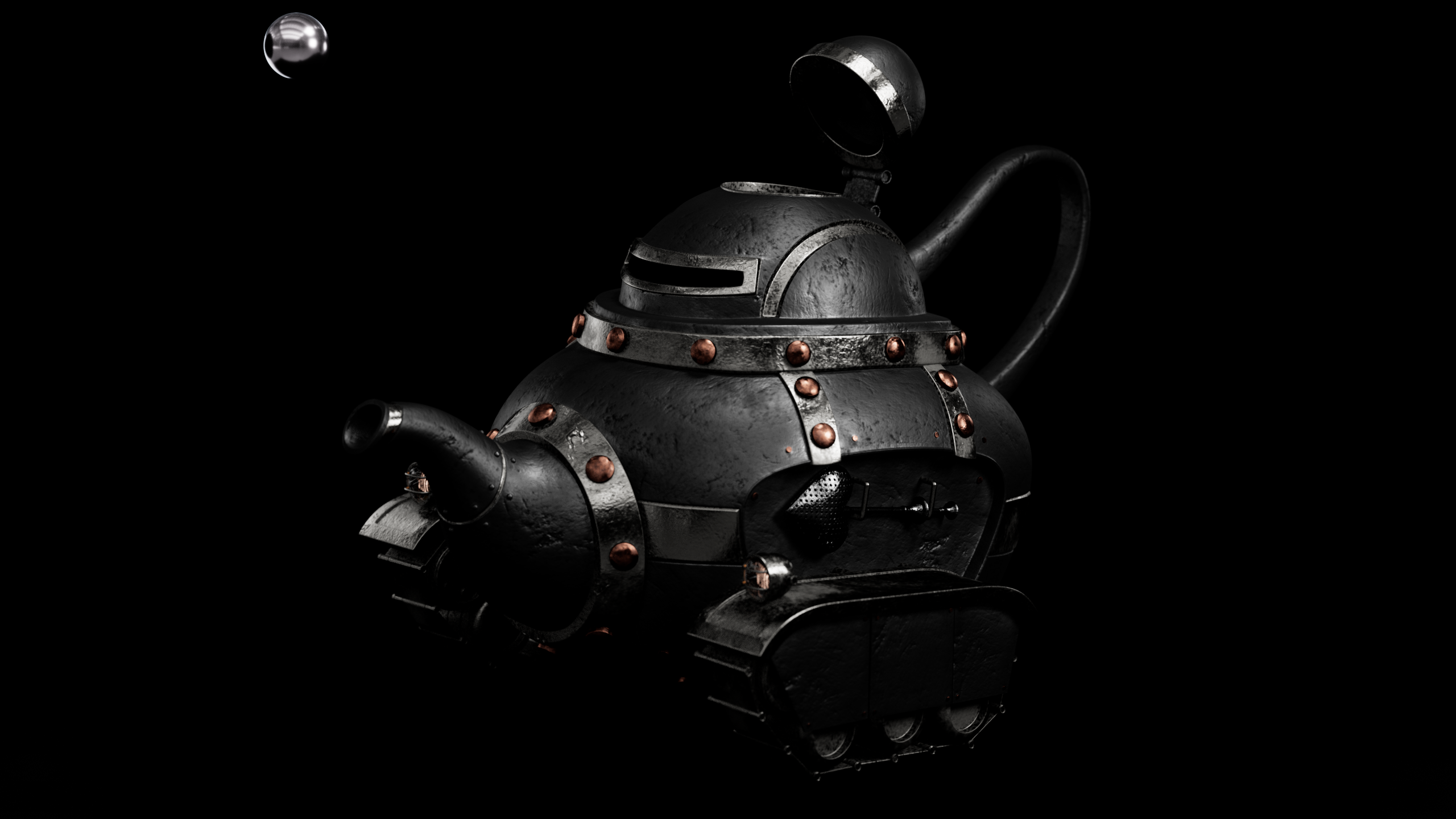 PIXAR'S TANK direct specular teapot